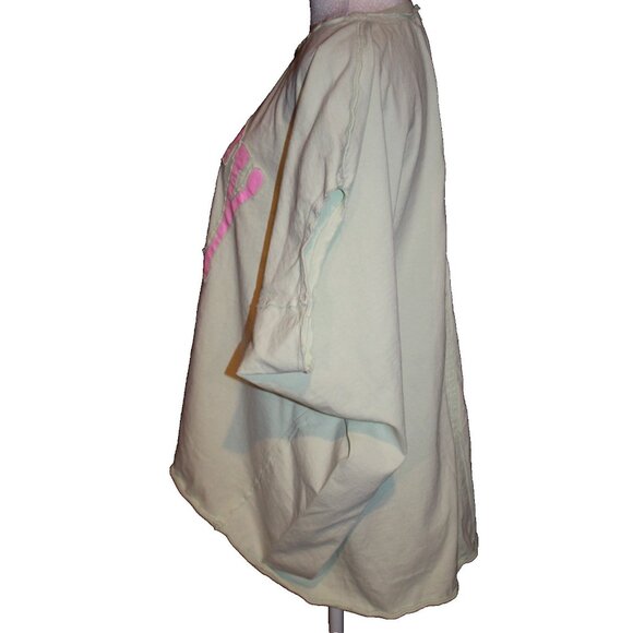 Ragabond Studio Oversized T-Shirt Womens Size Medium M Sage Green " Salty" - Picture 2 of 3